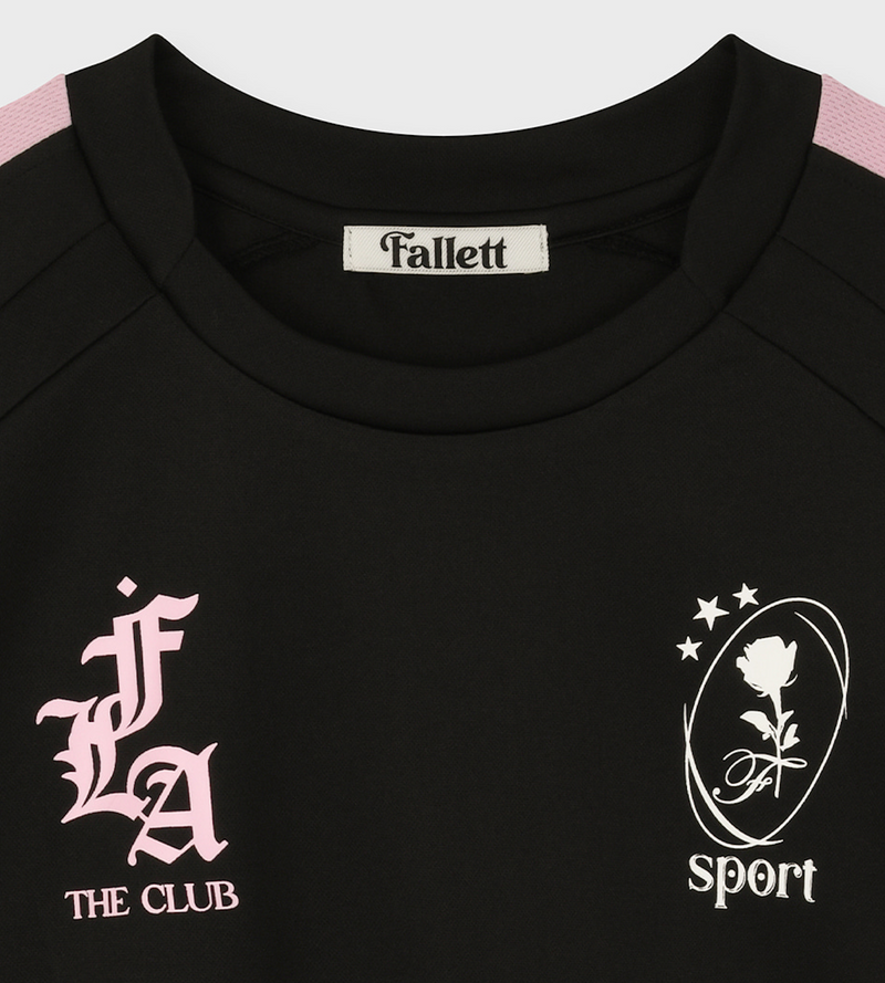 Sports Club Football Jersey Black