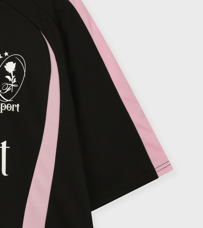 Sports Club Football Jersey Black