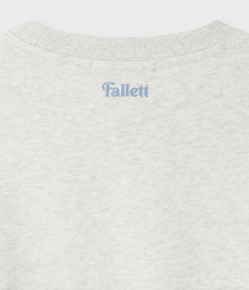Boucle Flower Sweatshirt Oatmeal