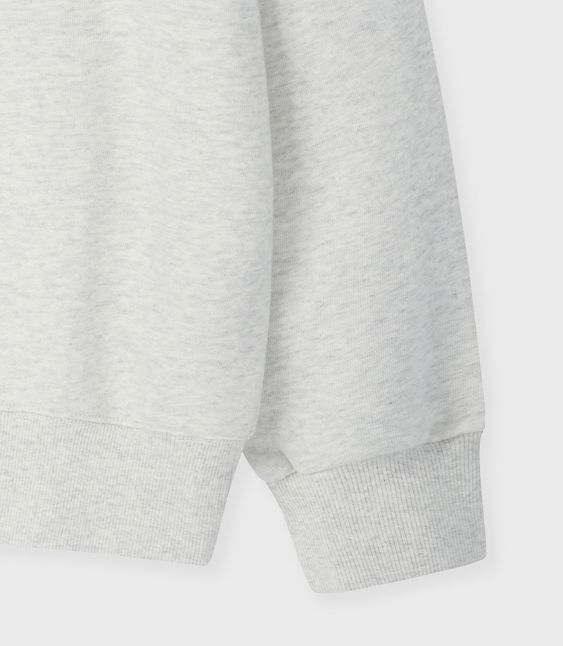 Boucle Flower Sweatshirt Oatmeal