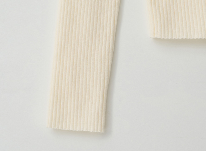Cut Out Ribbon Knit Ivory