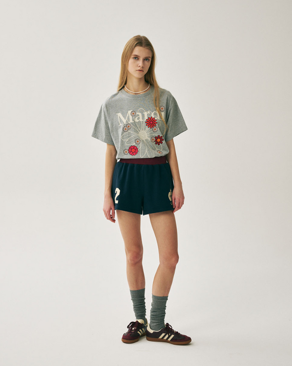 Tshirt Flowermardi Blossom Grey Ivory