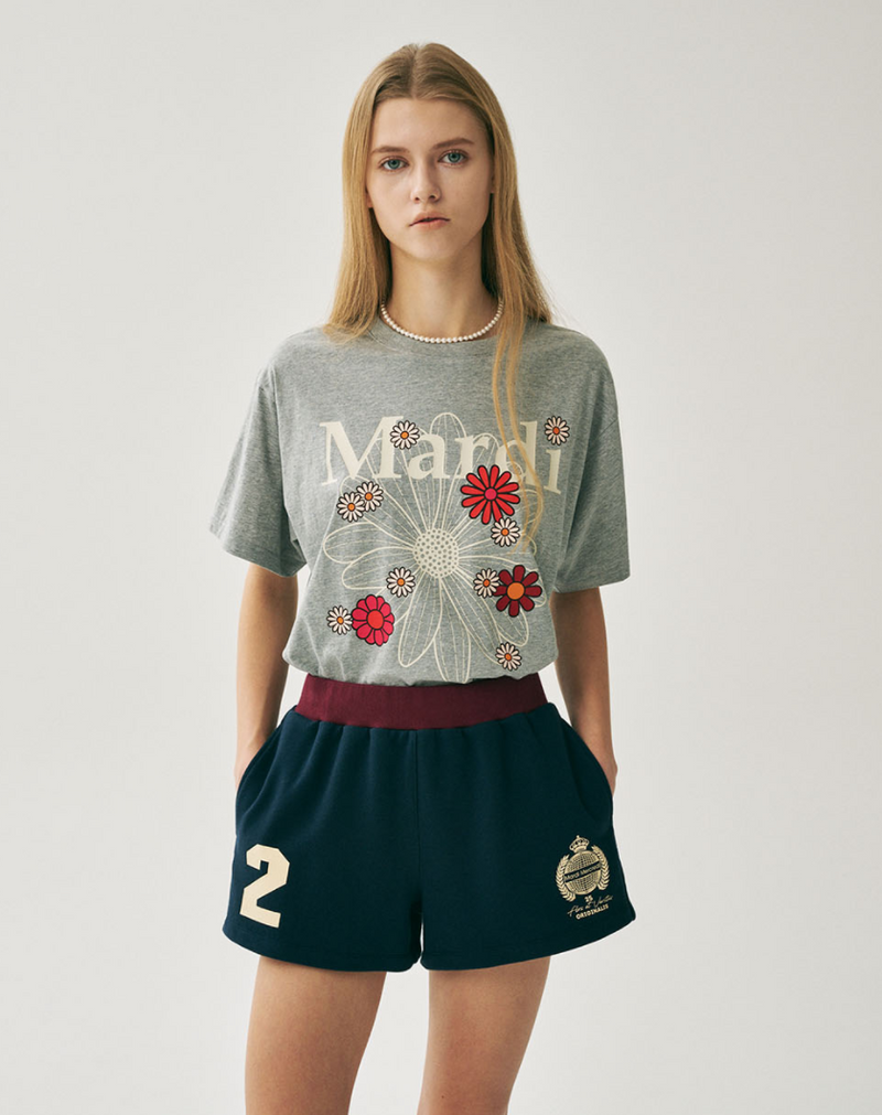 Tshirt Flowermardi Blossom Grey Ivory