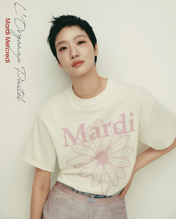 Tshirt Flowermardi Cream Pink Lavender