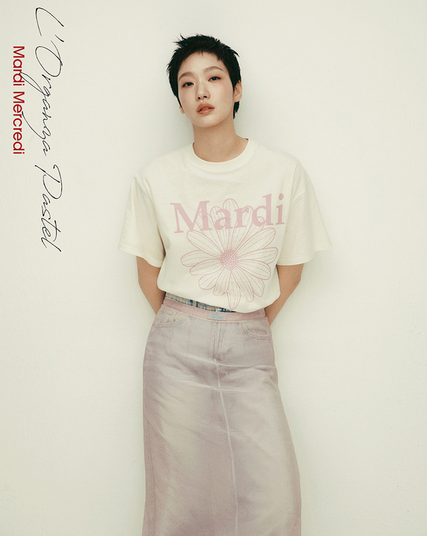 Tshirt Flowermardi Cream Pink Lavender