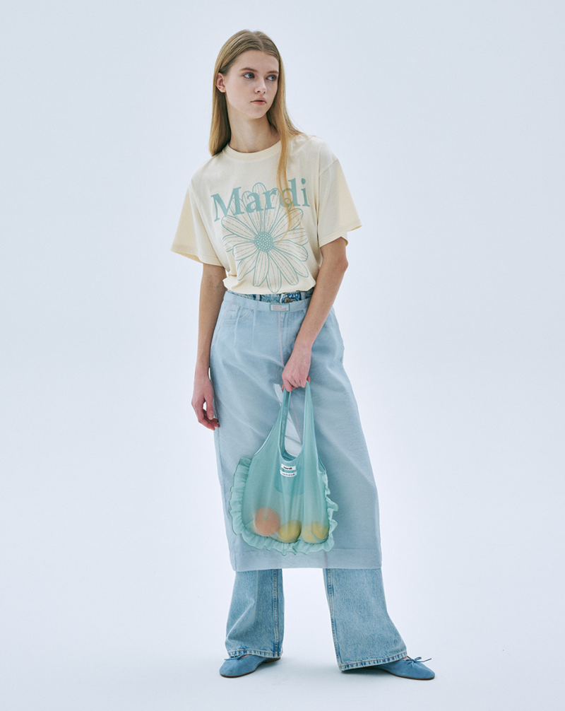 Tshirt Flowermardi Butter Mossgreen