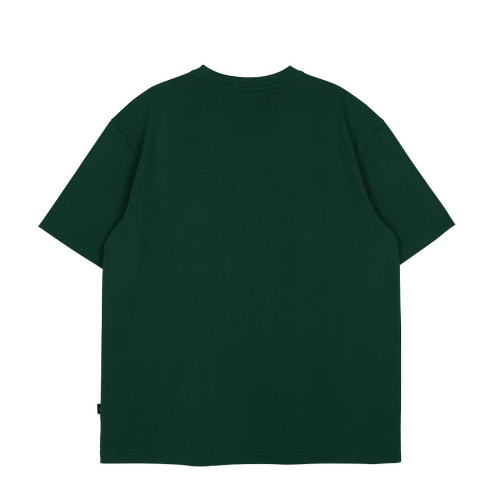 Maltese Archive Line Graphic Half Sleeve T-shirt Green | Wai