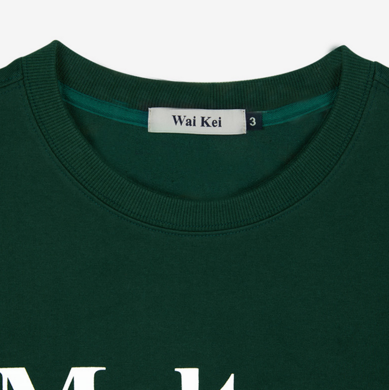 Maltese Archive Line Graphic Half Sleeve T-shirt Green | Wai