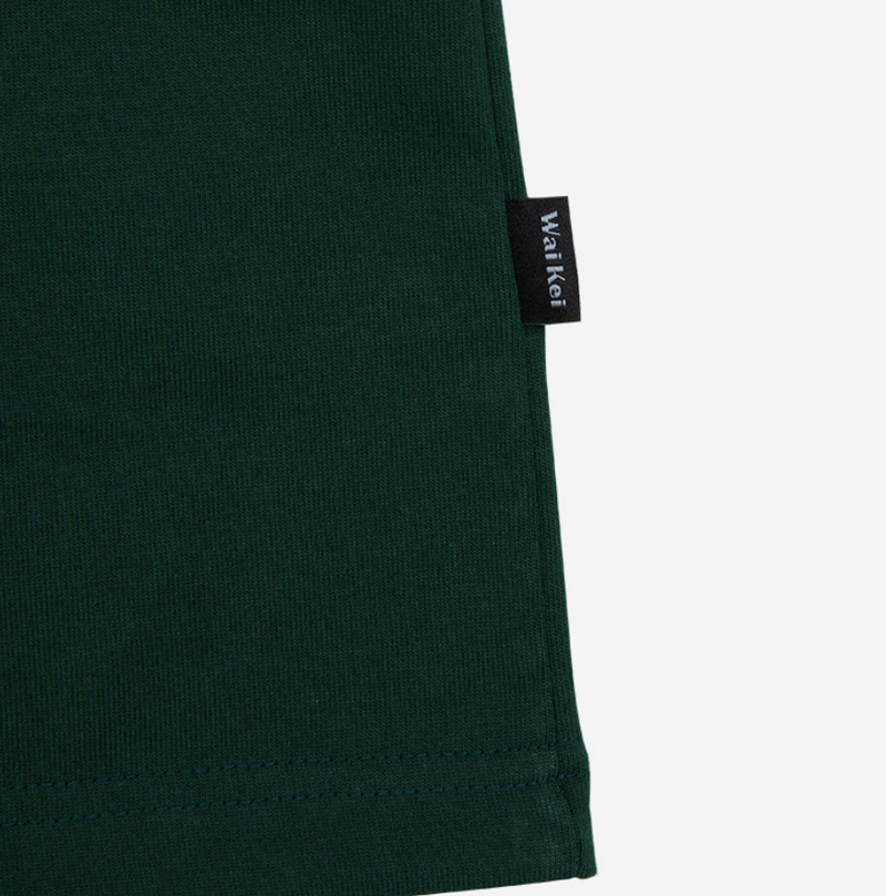 Maltese Archive Line Graphic Half Sleeve T-shirt Green | Wai