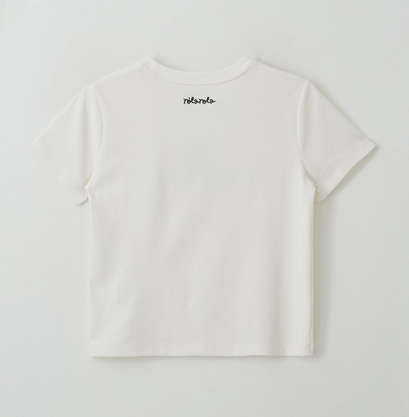 Rola Cat Friends T-shirt White