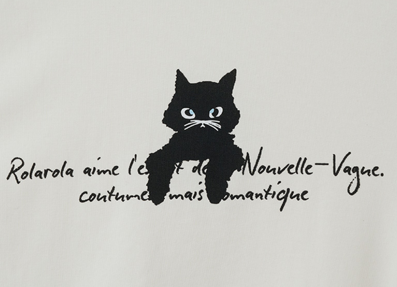 Rola Cat Friends T-shirt White