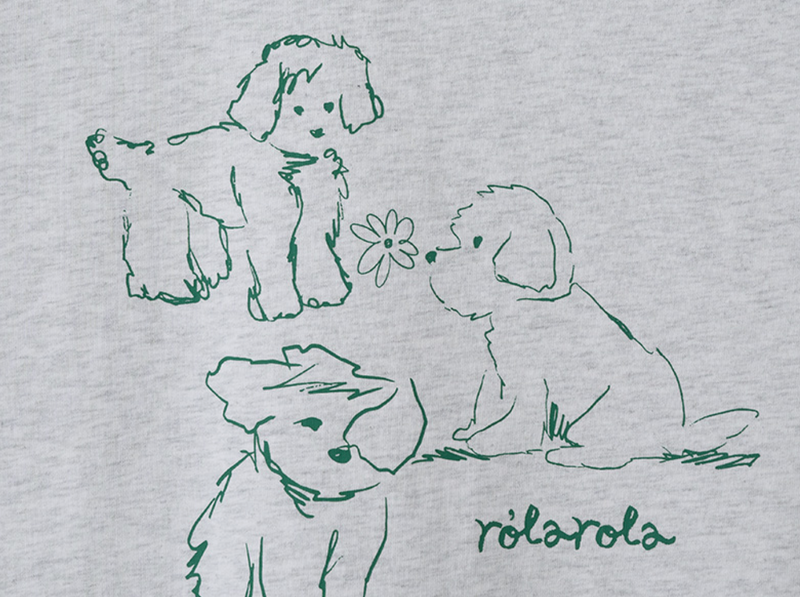 Cool Friends Puppy T-shirt Melange Grey