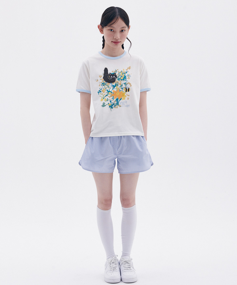 Flower Garden T-shirt Ivory