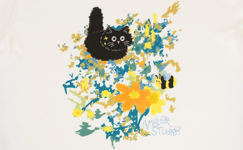 Flower Garden T-shirt Ivory