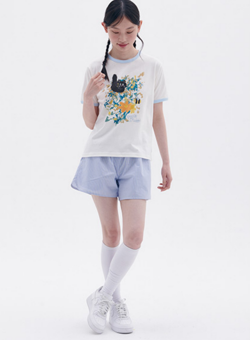 Flower Garden T-shirt Ivory