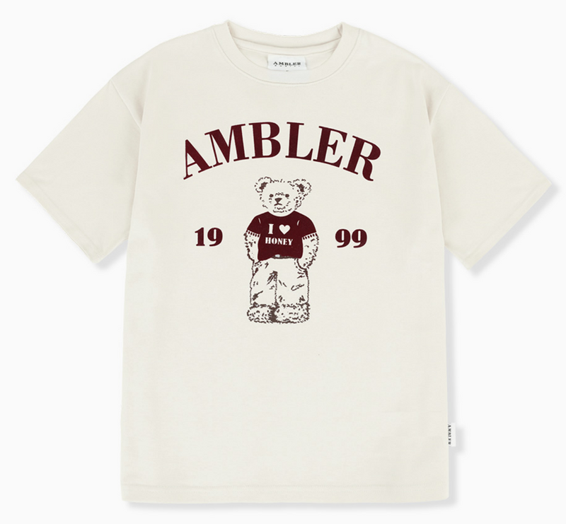Just Chilling Bear T-shirt Ivory