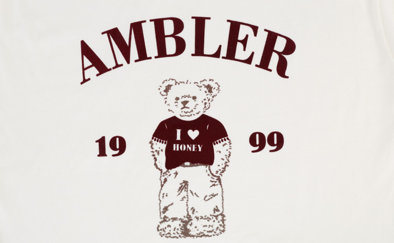 Just Chilling Bear T-shirt Ivory