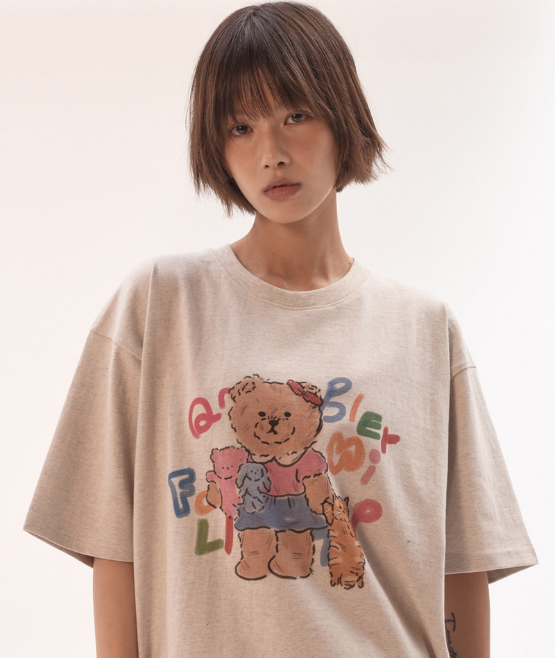 Color Trip T-shirt Oatmeal