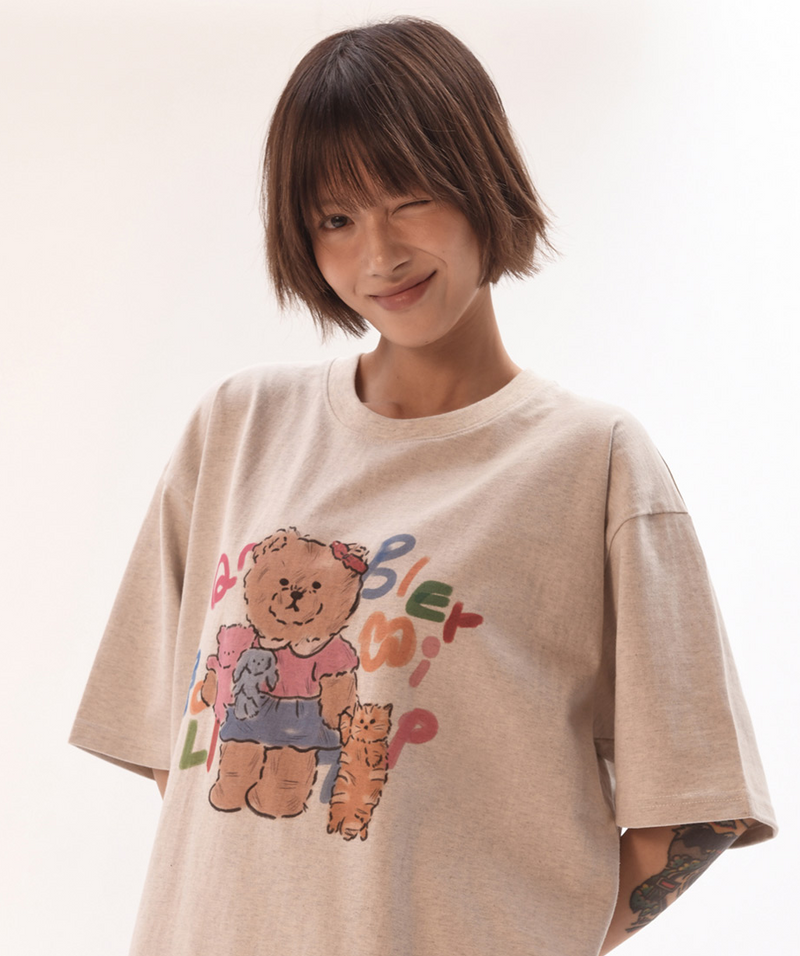 Color Trip T-shirt Oatmeal
