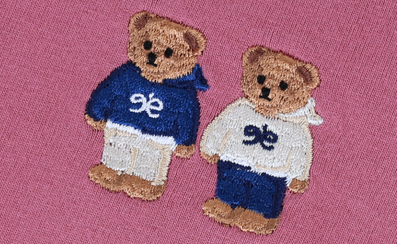 Twinlook Bear T-shirt Pink