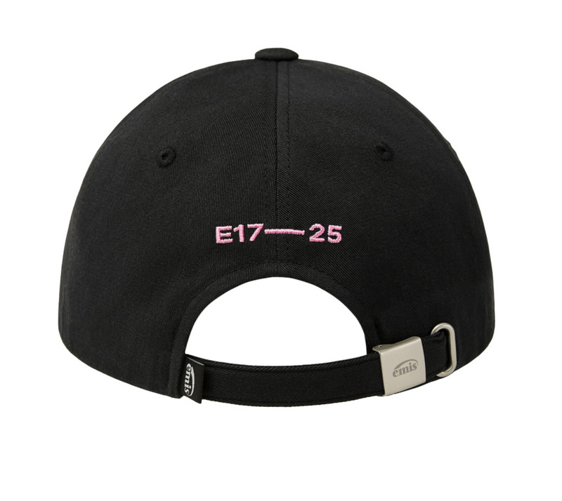 Heart Ball Cap Black Pink