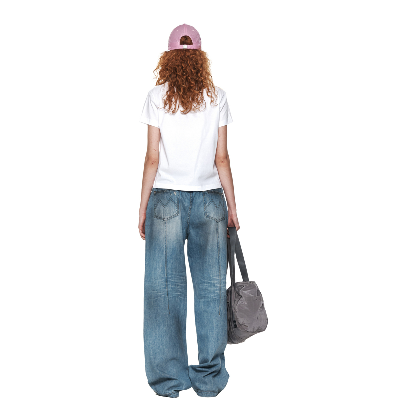 Matin Heritage Crop Top in White