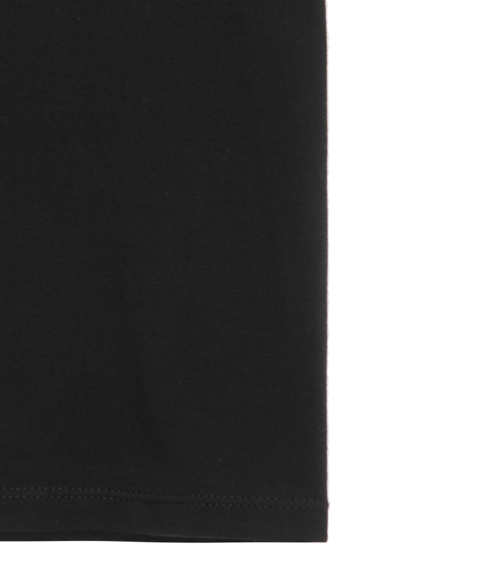 Logo Crop Top in Black