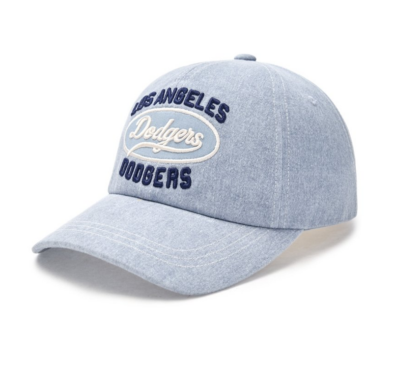 Varsity Vintage Oval Stitch Unstructured Ball Cap LA Dodgers Blue