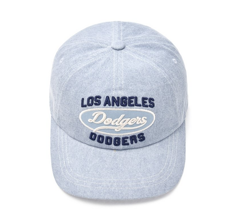 Varsity Vintage Oval Stitch Unstructured Ball Cap LA Dodgers Blue