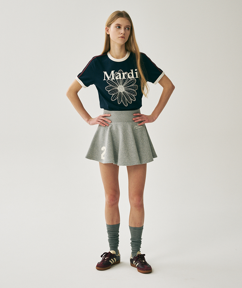 Linger Tshirt Flowermardi Navy Ivory