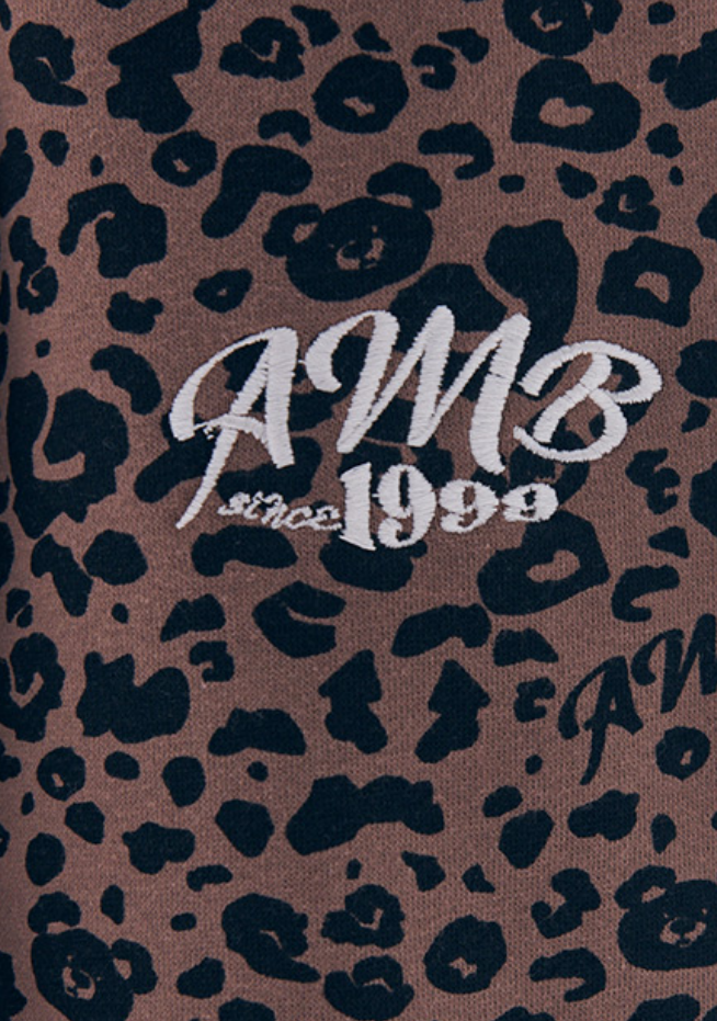 Heart Bear Leopard 2-Way Pants Brown