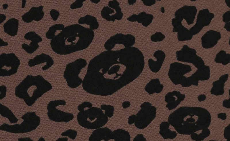 Heart Bear Leopard 2-Way Pants Brown