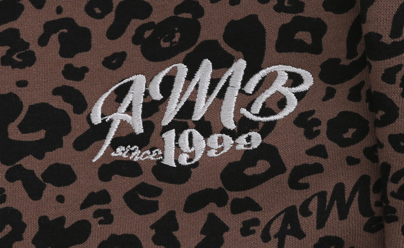Heart Bear Leopard 2-Way Pants Brown