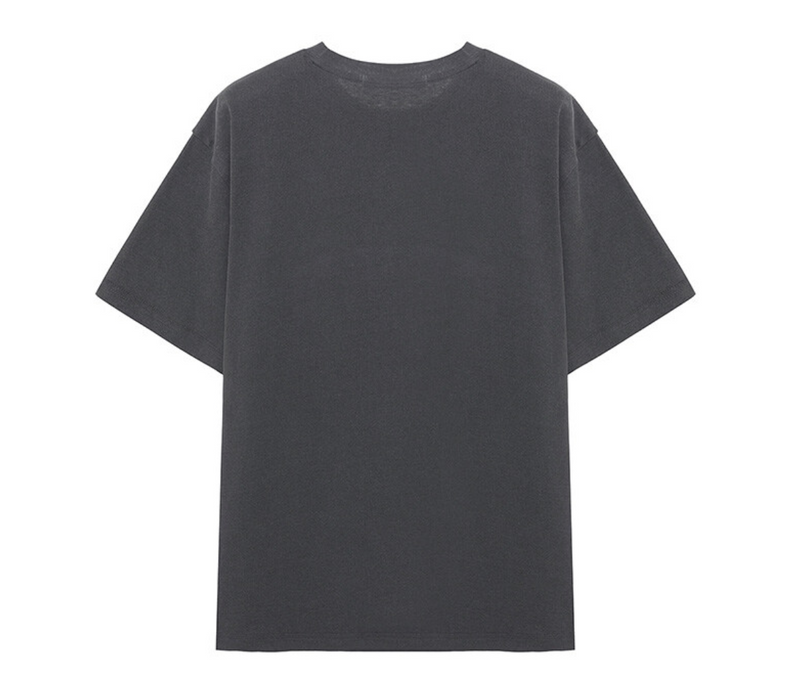 Heart Ravers Graphic T-Shirt Crop Charcoal