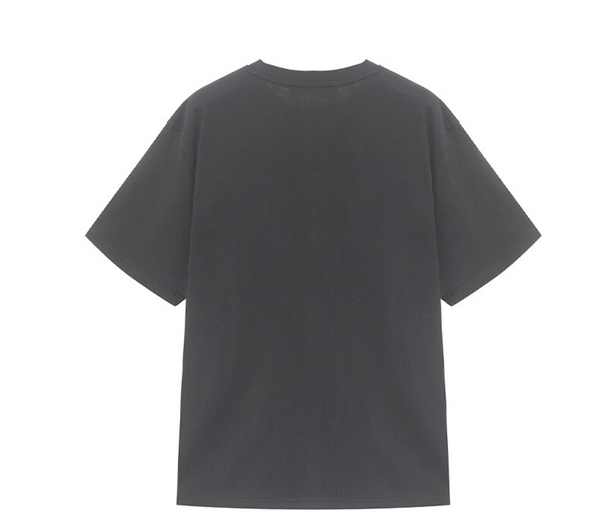 Crown Raive Graphic T-shirt Oversized Charcoal