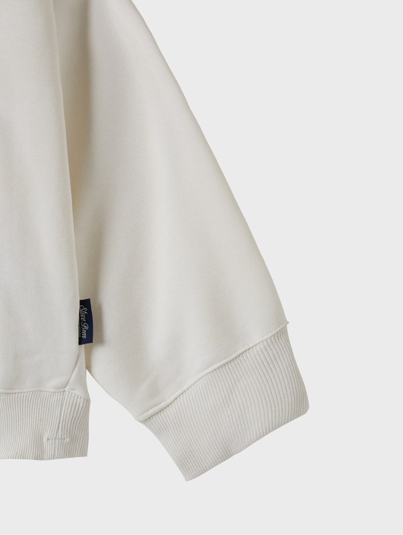 Steve Patch Sweatshirt Ivory