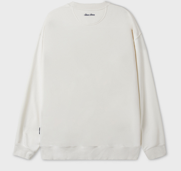 Steve Patch Sweatshirt Ivory