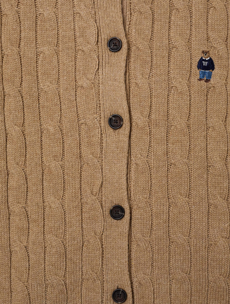 Steve Cable Cardigan Beige