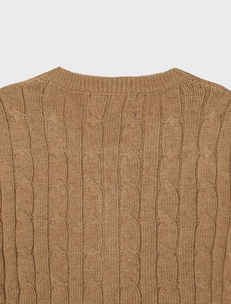 Steve Cable Cardigan Beige