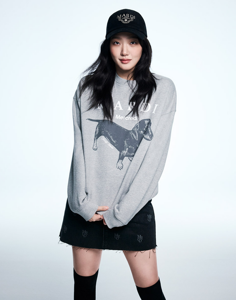 Sweatshirt Ddanji Grey White