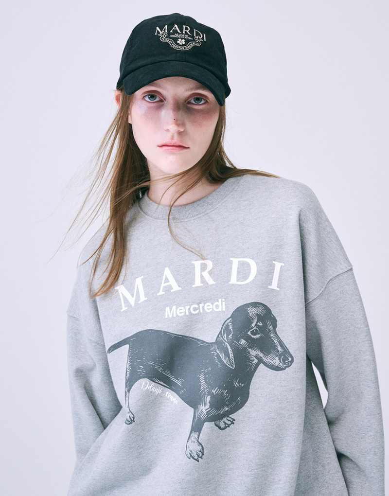 Sweatshirt Ddanji Grey White