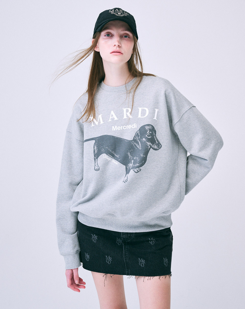 Sweatshirt Ddanji Grey White