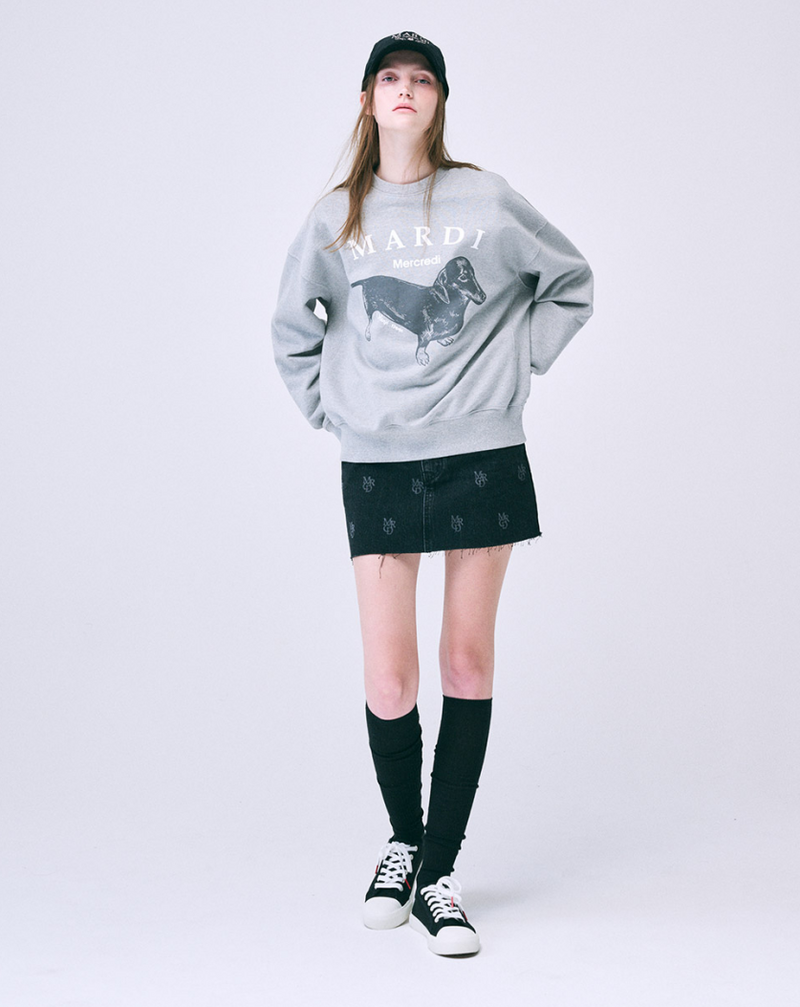 Sweatshirt Ddanji Grey White