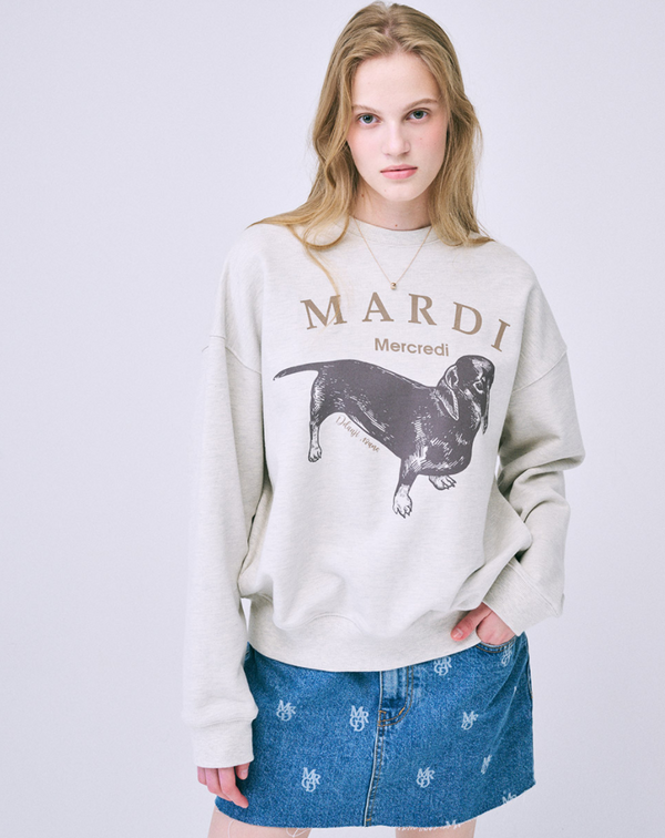 Sweatshirt Ddanji Oatmeal Taupe