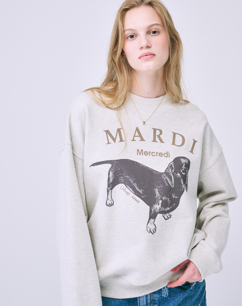Sweatshirt Ddanji Oatmeal Taupe
