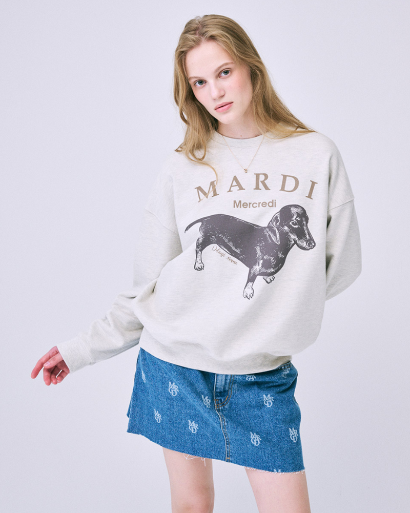 Sweatshirt Ddanji Oatmeal Taupe