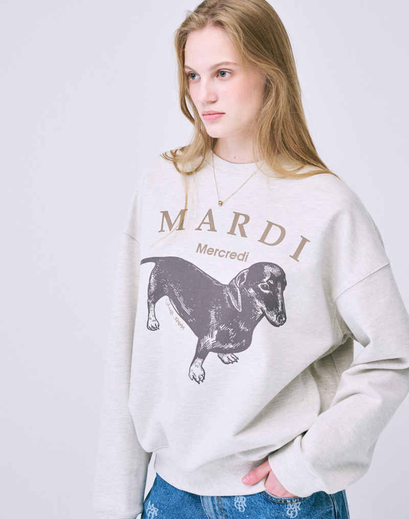 Sweatshirt Ddanji Oatmeal Taupe
