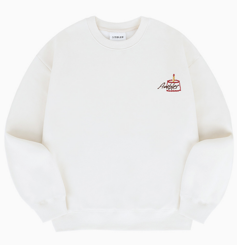 Happy Birthday Sweatshirt Ivory