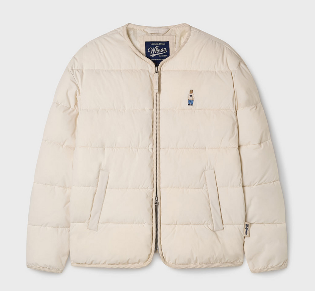 simianring Insulation jacket beige Lサイズ Light Padded Jacket Light Beige | WHO.A.U | Couturist