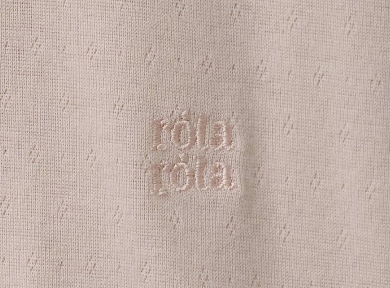 Nubasic Punching T-shirt Pink Beige